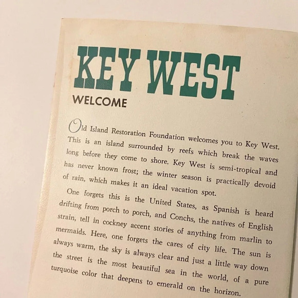 Vintage Old World of  Key West Spanish Lace House Brochure Pamphlet Souvenir - Picture 7 of 7